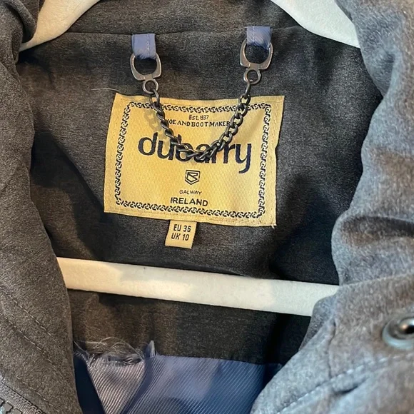 Dubarry of Ireland womens coat - grey - size EU36 UK10 US6 - Picture 1 of 11